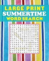 Large Print Summertime Word Search цена и информация | Книги о питании и здоровом образе жизни | pigu.lt