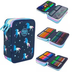 Mokyklinis penalas su priedais Unicorn Collpack CP Jumper 3 Blue Unicorn kaina ir informacija | CoolPack Vaikams ir kūdikiams | pigu.lt