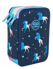 Mokyklinis penalas su priedais Unicorn Collpack CP Jumper 3 Blue Unicorn kaina ir informacija | Penalai | pigu.lt