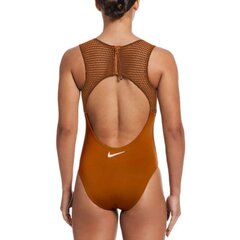 Nike maudymosi kostiumėlis moterims NESSD250220, rudas kaina ir informacija | Maudymosi kostiumėliai | pigu.lt