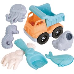 Smėlio žaislų rinkinys Woopie su automobiliu, 7 dal. kaina ir informacija | Vandens, smėlio ir paplūdimio žaislai | pigu.lt