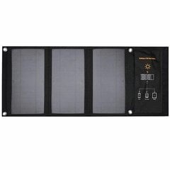 4smarts Panel słoneczny VoltSolar 21W + powerbank 10000mAh Black 540531 цена и информация | Зарядные устройства для телефонов | pigu.lt