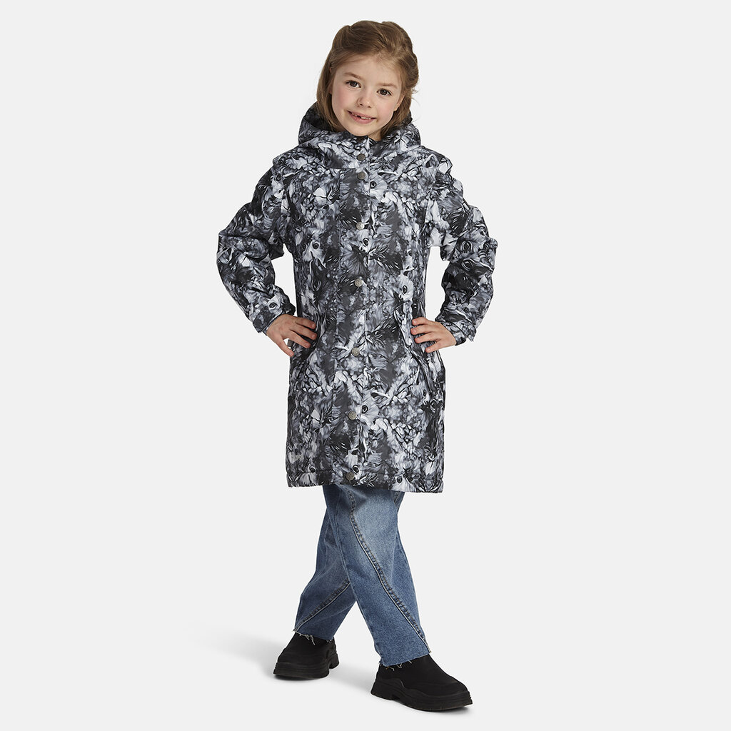 Huppa žieminė parka mergaitėms JANELLE 1, juoda kaina ir informacija | Striukės, paltai mergaitėms | pigu.lt