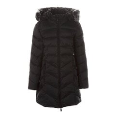 Huppa mergaičių žieminė striukė PATRICE 1, juoda kaina ir informacija | Žiemos drabužiai vaikams | pigu.lt