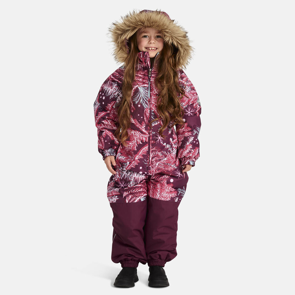 Huppa vaikiškas žieminis kombinezonas WILLE, bordo цена и информация | Žiemos drabužiai vaikams | pigu.lt