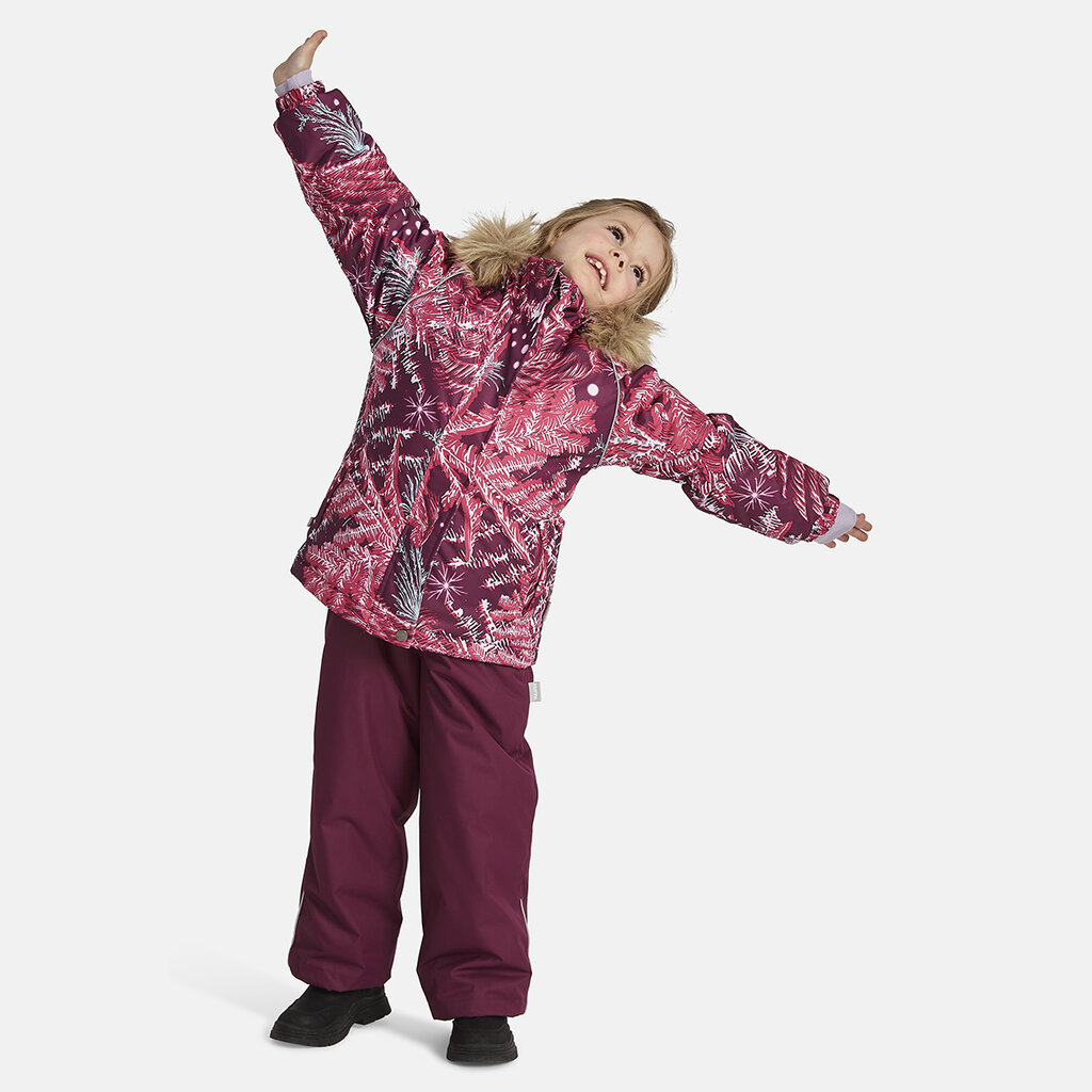 Huppa mergaičių žieminis komplektas MARVEL, bordo spalvos kaina ir informacija | Žiemos drabužiai vaikams | pigu.lt