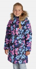 Huppa mergaičių žieminis paltas YACARANDA, mėlyna/rožinė kaina ir informacija | Žiemos drabužiai vaikams | pigu.lt