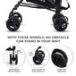 Vežimėlis-skėtukas Kinderkraft TIK, Green Forest kaina ir informacija | Vežimėliai | pigu.lt