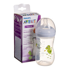 Buteliukas Philips Avent Natural, 1+ mėn., 260 ml, žalias, SCF070/24 kaina ir informacija | Buteliukai kūdikiams ir jų priedai | pigu.lt