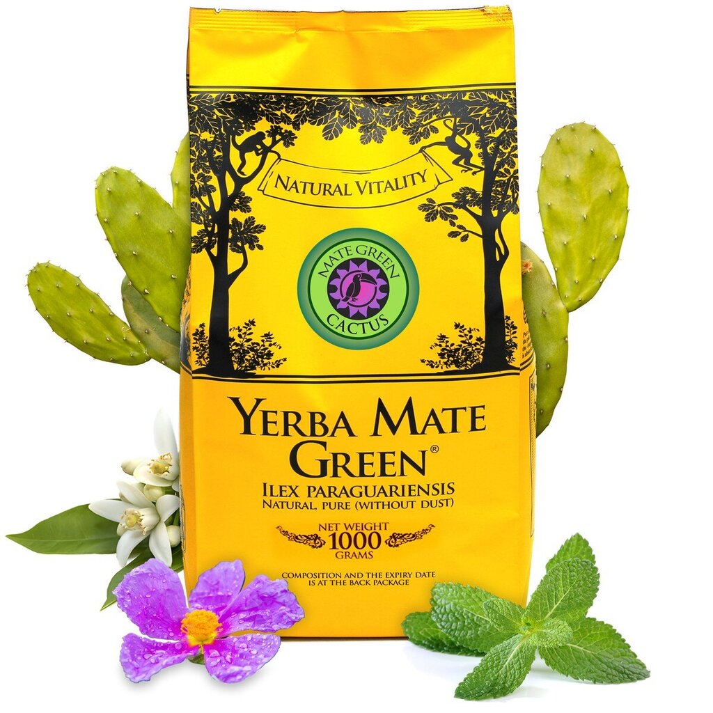 Чай Yerba Mate Green Cactus, 1000 г цена | pigu.lt