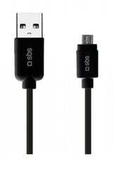 SBS кабель USB - microUSB цена и информация | Кабели для телефонов | pigu.lt
