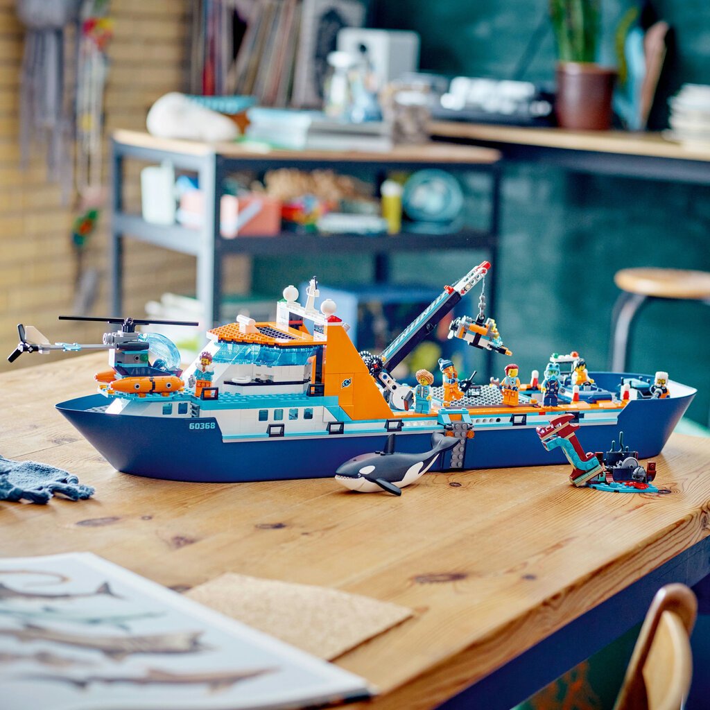 60368 LEGO® City Arkties tyrinėtojų laivas kaina ir informacija | Konstruktoriai ir kaladėlės | pigu.lt