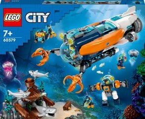 60379 Глубоководная подводная лодка иследователей LEGO® City цена и информация | Конструкторы и кубики | pigu.lt