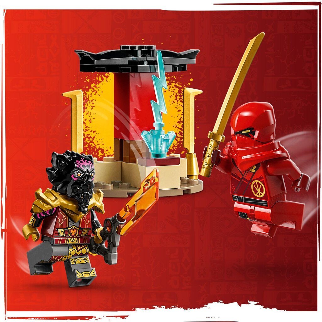 71789 LEGO® NINJAGO Kai ir Ras automobilio ir motociklo mūšis цена и информация | Konstruktoriai ir kaladėlės | pigu.lt