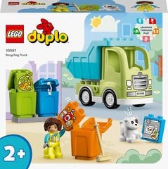 10987 LEGO® DUPLO Грузовик для переработки отходов цена и информация | Конструкторы и кубики | pigu.lt