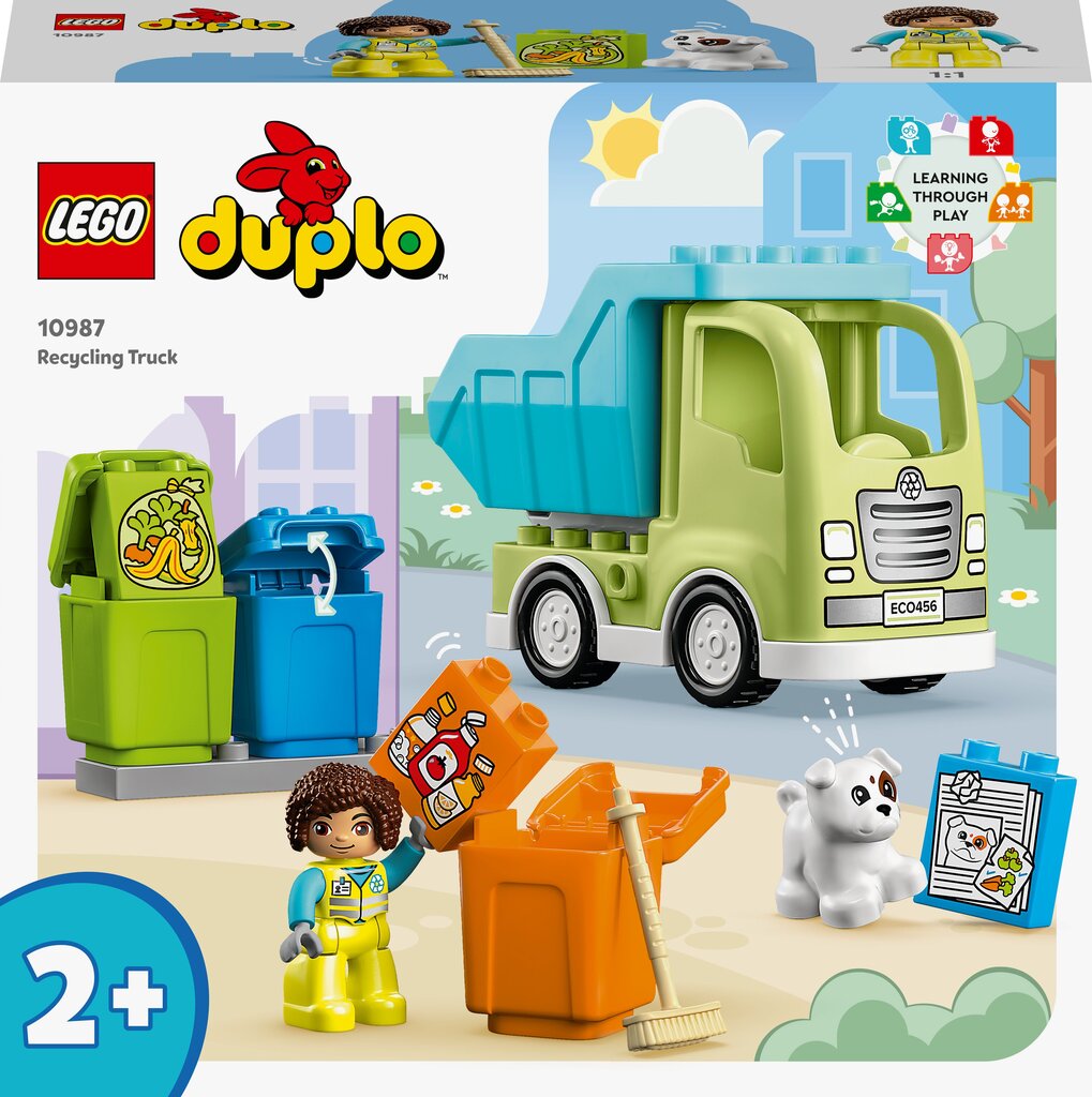 10987 LEGO® DUPLO Грузовик для переработки отходов цена | pigu.lt