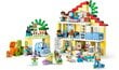 10994 LEGO® DUPLO Šeimos namas „3in1“ kaina ir informacija | Konstruktoriai ir kaladėlės | pigu.lt