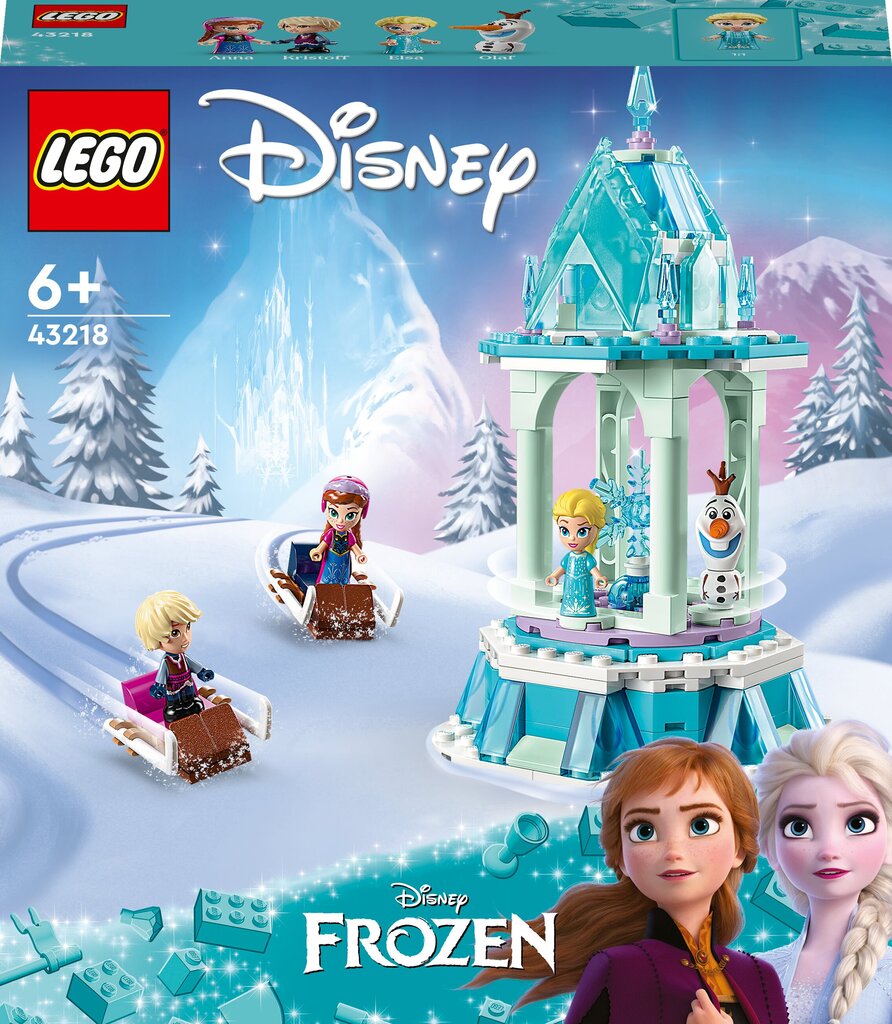 43218 LEGO® Disney Anos ir Elzos magiška karuselė цена и информация | Konstruktoriai ir kaladėlės | pigu.lt