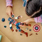 76258 LEGO® Marvel Kapitono Amerikos konstruojama figūrėlė цена и информация | Konstruktoriai ir kaladėlės | pigu.lt