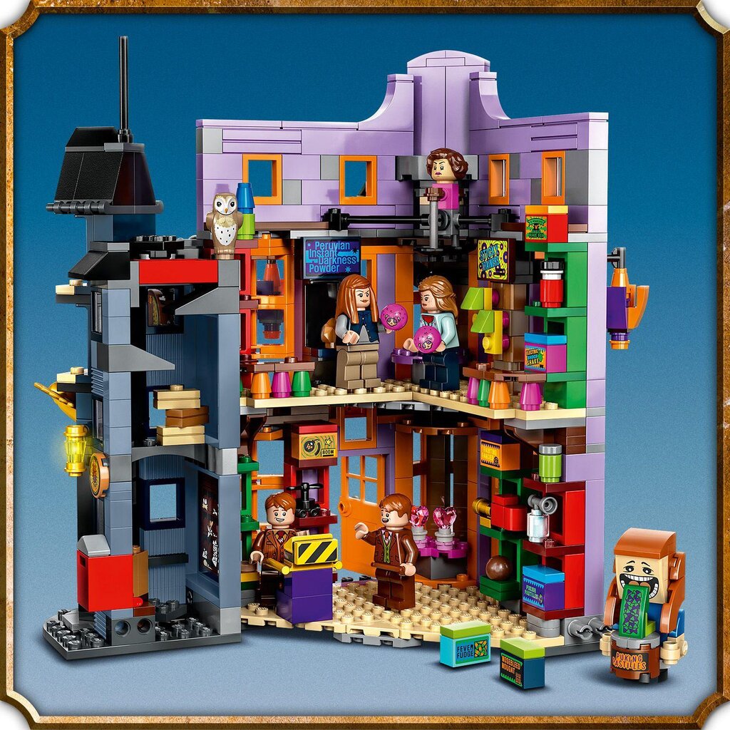 76422 LEGO® Harry Potter Skersinis skersgatvis: „Magiškos Vizlių šunybės“ цена и информация | Konstruktoriai ir kaladėlės | pigu.lt