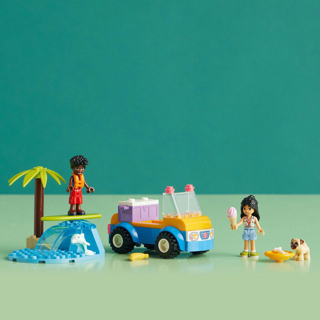 41725 LEGO® Friends Linksmybės su paplūdimio bagiu kaina ir informacija | Konstruktoriai ir kaladėlės | pigu.lt