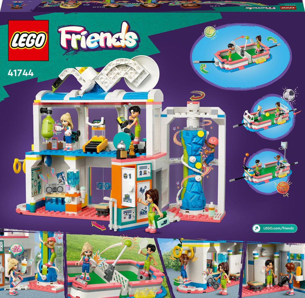 41744 LEGO® Friends Sporto centras kaina ir informacija | Konstruktoriai ir kaladėlės | pigu.lt