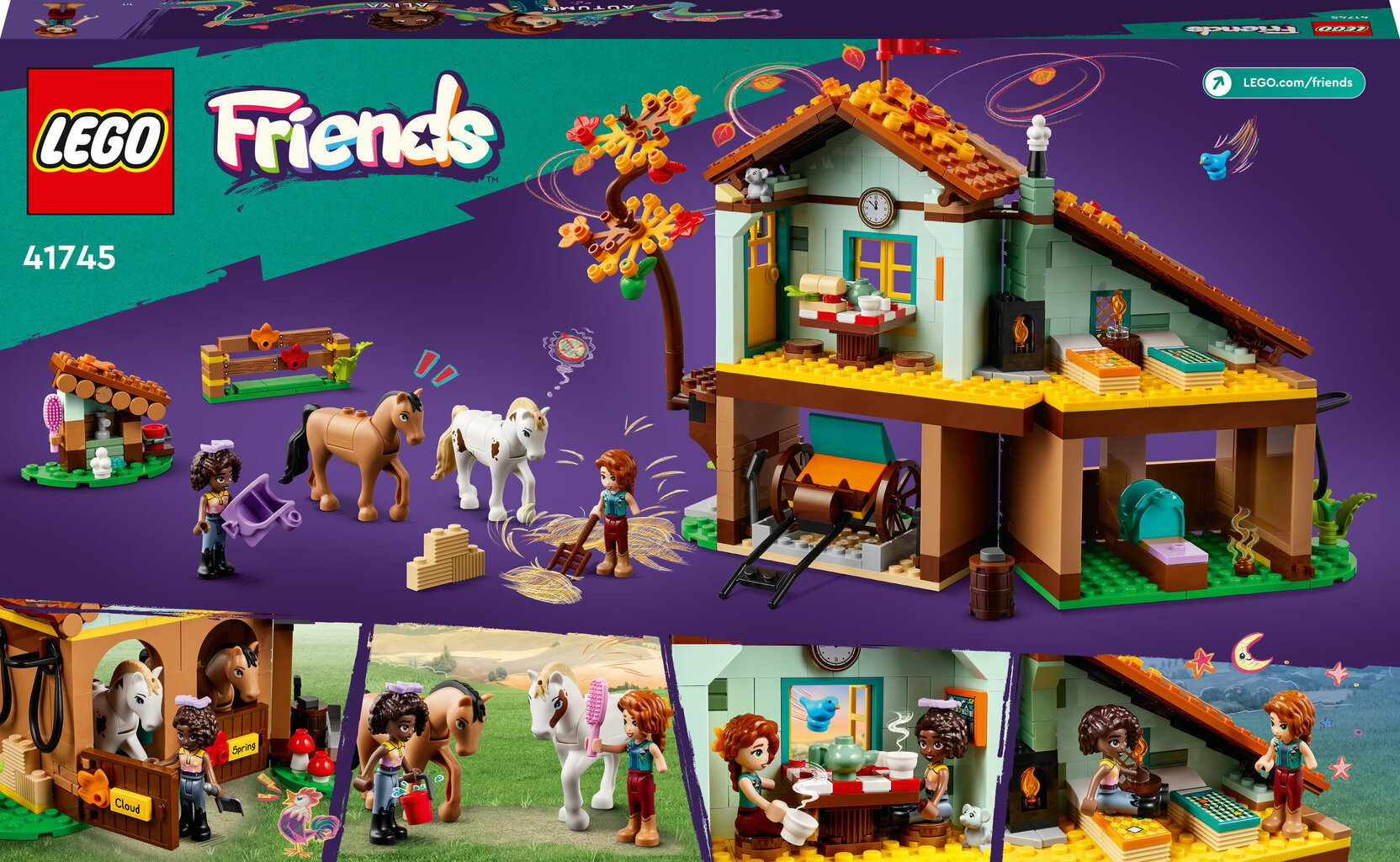 41745 LEGO® Friends Rudens žirgynas kaina ir informacija | Konstruktoriai ir kaladėlės | pigu.lt