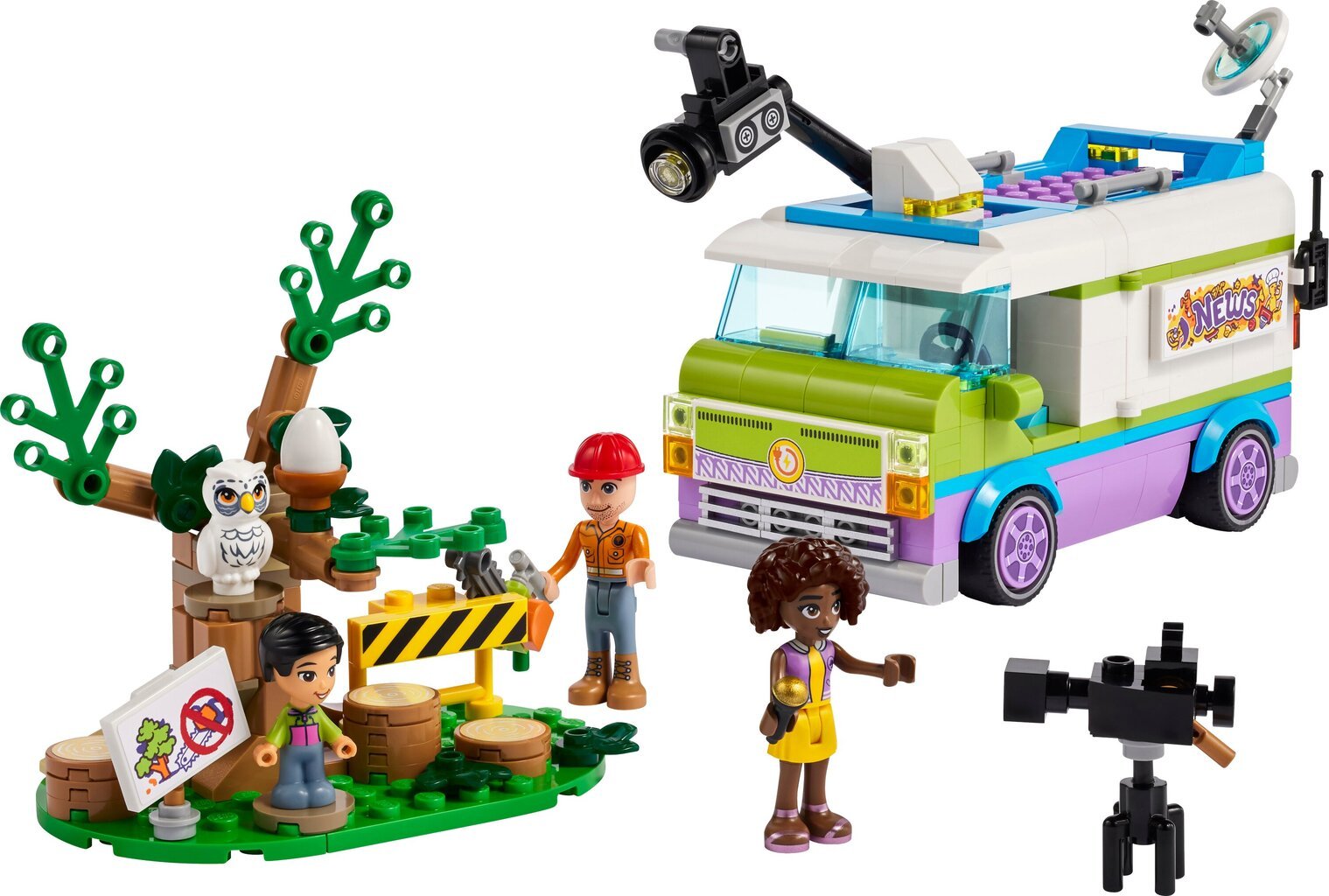 41749 LEGO® Friends Naujienų tarnybos furgonas kaina ir informacija | Konstruktoriai ir kaladėlės | pigu.lt