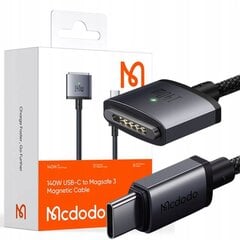 Кабель Mcdodo USB-C Magsafe 3 140W 2M Macbook цена и информация | Кабели для телефонов | pigu.lt