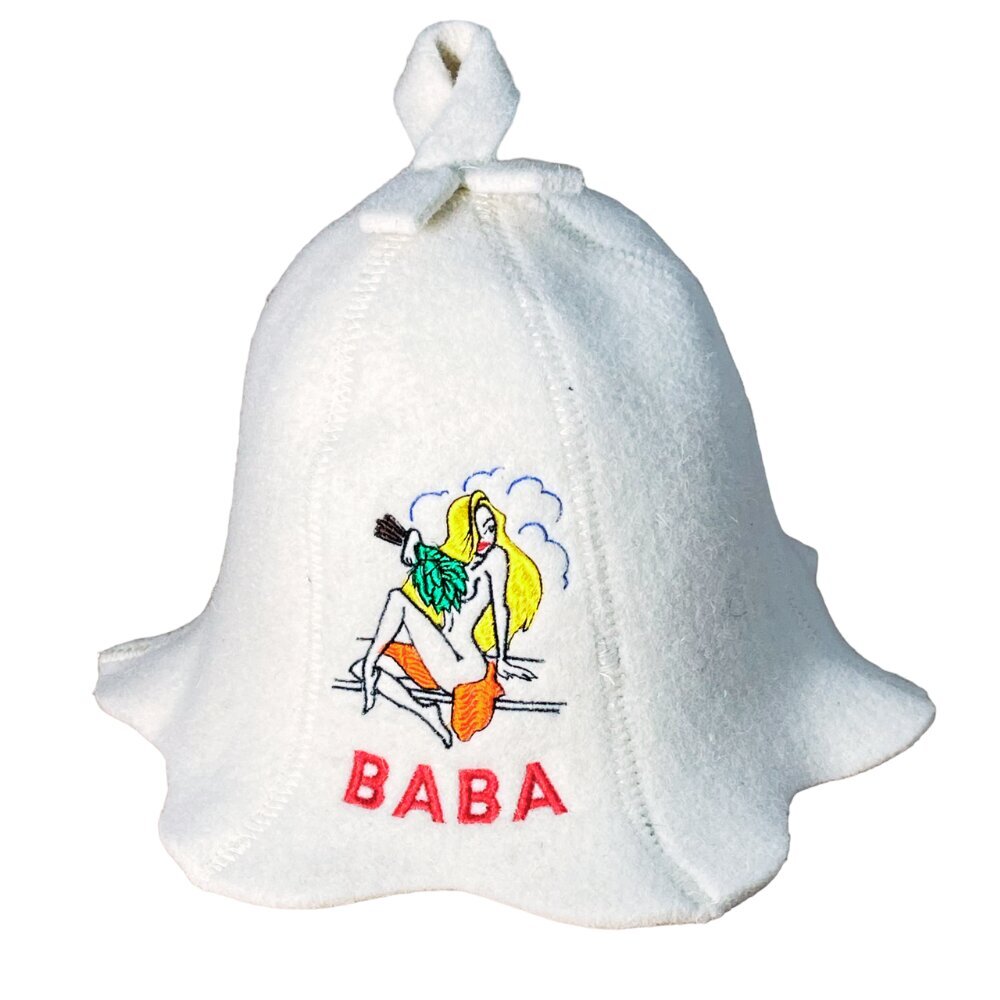 Pirties kepurė Baba цена и информация | Saunos, pirties aksesuarai | pigu.lt