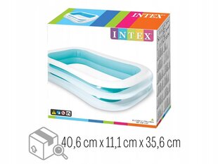 Pripučiamas stačiakampis baseinas Intex 262 x 175 cm цена и информация | Бассейны | pigu.lt