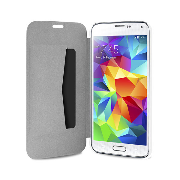 Apsauginis dėklas Puro skirtas Samsung Galaxy S5, Balta цена и информация | Telefono dėklai | pigu.lt