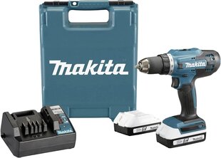 Набор аккумуляторных инструментов Makita DF488D002 18V цена и информация | Шуруповерты, дрели | pigu.lt