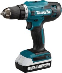 Набор аккумуляторных инструментов Makita DF488D002 18V цена и информация | Шуруповерты, дрели | pigu.lt