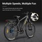 Elektrinis dviratis Eleglide T1 27.5", juodas kaina ir informacija | Elektriniai dviračiai | pigu.lt