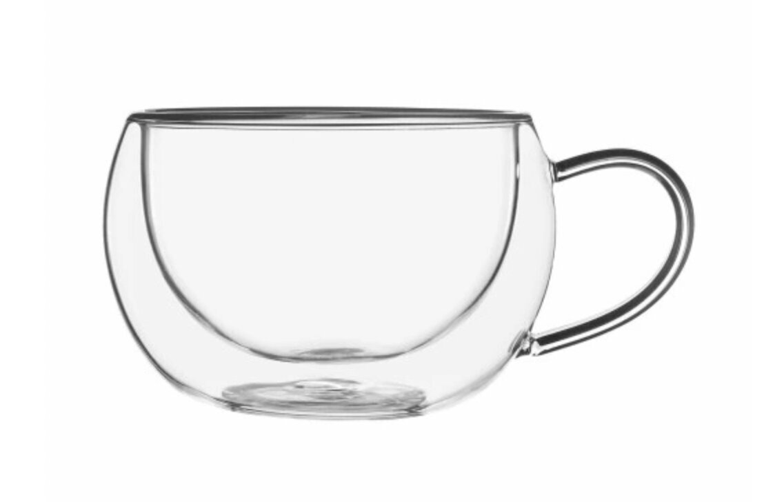 Sublime borosilikatinio dvigubo stiklo puodeliai, 280 ml, 6 vnt. kaina ir informacija | Taurės, puodeliai, ąsočiai | pigu.lt