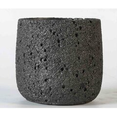 Керамический горшок ISODON 18 x 17(B) cm, черный цена и информация | Вазоны | pigu.lt