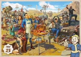 Пазл Fallout 25th Anniversary Puzzle 1000 шт. цена и информация | Пазлы | pigu.lt