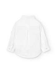 Boboli marškinėliai berniukams, balti цена и информация | Рубашка для мальчиков | pigu.lt