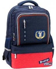 Рюкзак школьный ПРЕСТИЖ, CoolForSchool, с отделением для компьютера 16", 410х300х170 мм, синий/красный цена и информация | Школьные рюкзаки, спортивные сумки | pigu.lt