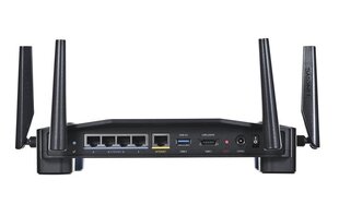 Маршрутизатор Linksys WRT1900ACS wireless router Gigabit Ethernet Dual-band (2.4 GHz / 5 GHz) 4G Black, синий цена и информация | Маршрутизаторы (роутеры) | pigu.lt