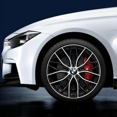 BMW F30 F31 F10 F11 E60 E90 Легкосплавные колеса центр ступицы крышка оригинальный цена и информация | Литые диски | pigu.lt