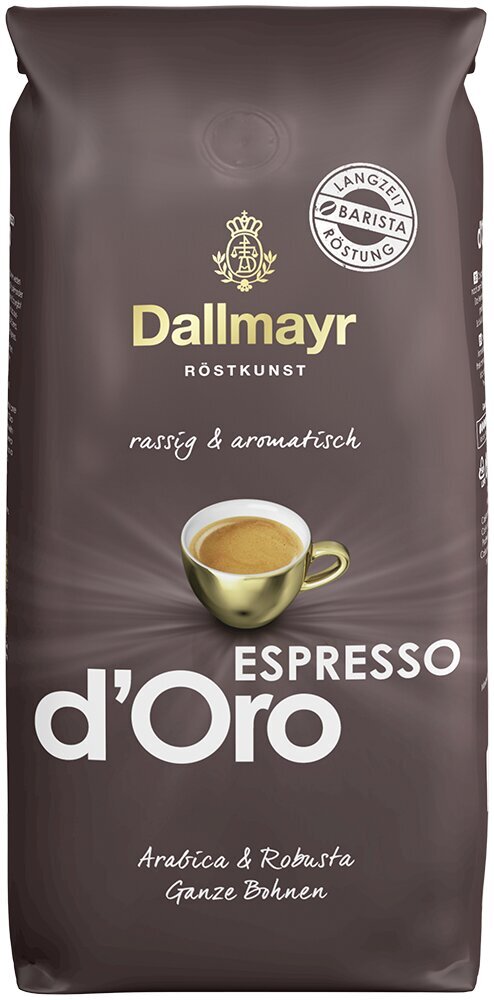 Kavos pupelės Dallmayr Espresso d`Oro, 1kg цена и информация | Kava, kakava | pigu.lt