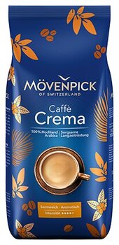 Movenpick Caffe Crema Kavos pupelės, 1 kg kaina ir informacija | Kava, kakava | pigu.lt