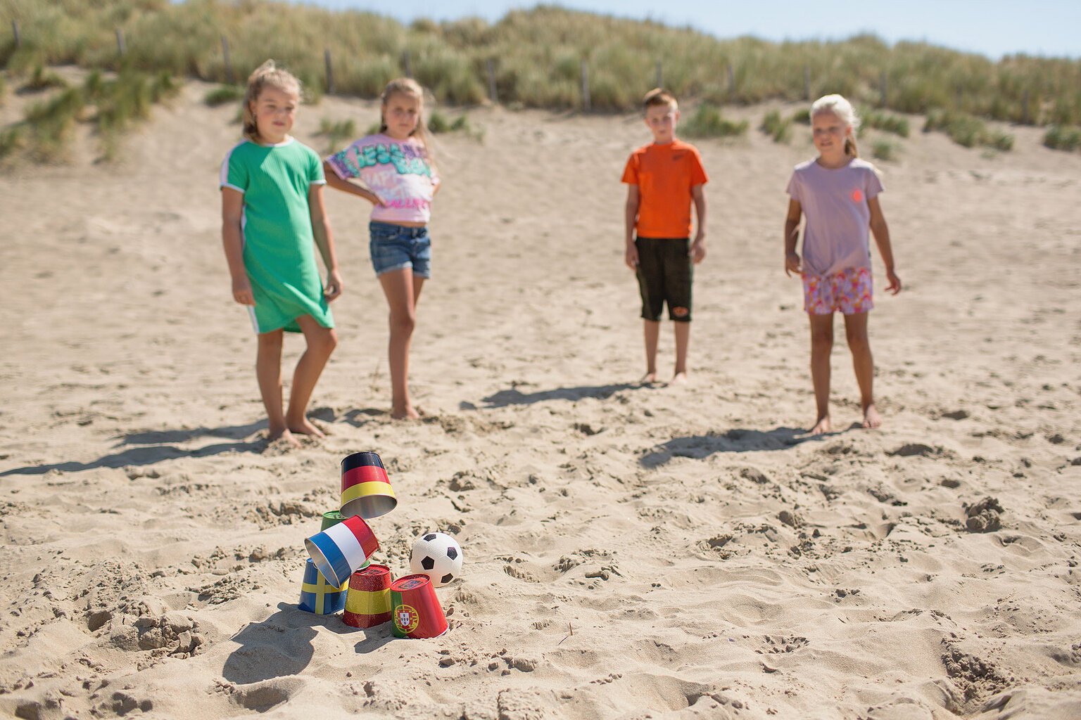 Futbolas su kibirėliais BS Toys цена и информация | Vandens, smėlio ir paplūdimio žaislai | pigu.lt