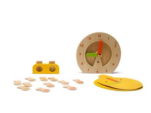 Edukacinis žaislas BS Toys Laikrodis kaina ir informacija | Lavinamieji žaislai | pigu.lt