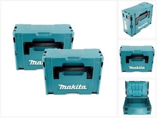 Plastikinės įrankių dėžės Makita macpac kaina ir informacija | Įrankių dėžės, laikikliai | pigu.lt