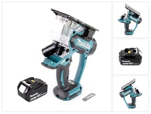 Аккумуляторная пила для гипсокартона Makita DSD 180 T1 цена и информация | Пилы, циркулярные станки | pigu.lt