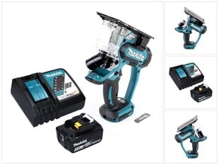 Аккумуляторная пила для гипсокартона Makita DSD 180 RT1 цена и информация | Пилы, циркулярные станки | pigu.lt