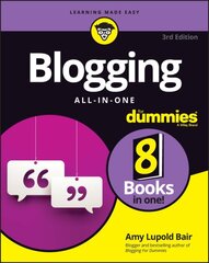 Blogging All-in-One For Dummies 3rd edition kaina ir informacija | Ekonomikos knygos | pigu.lt